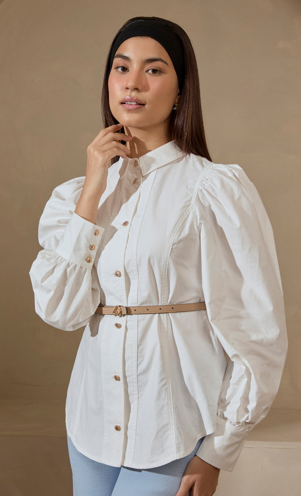 Mariam Shirt in White