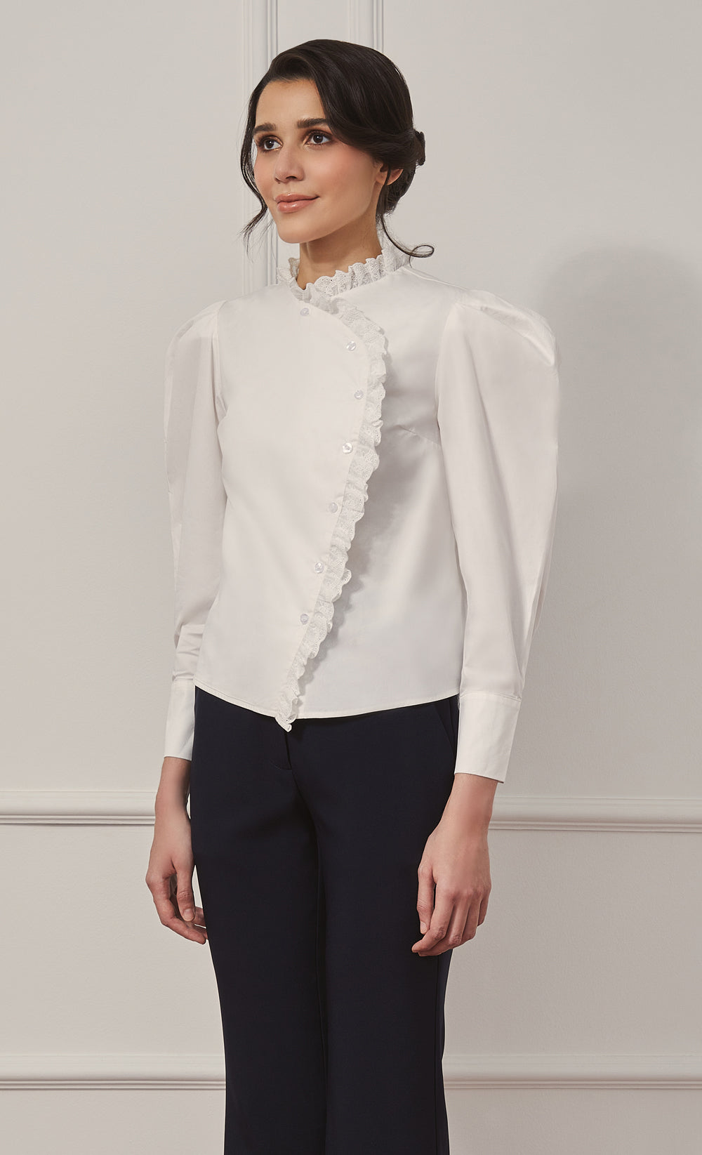 Camille Shirt in White – The dUCk Group