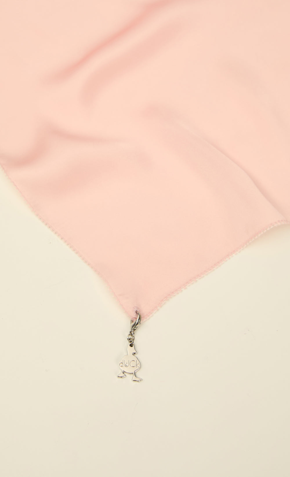 Satin Silk Square Scarf in Cotton Candy