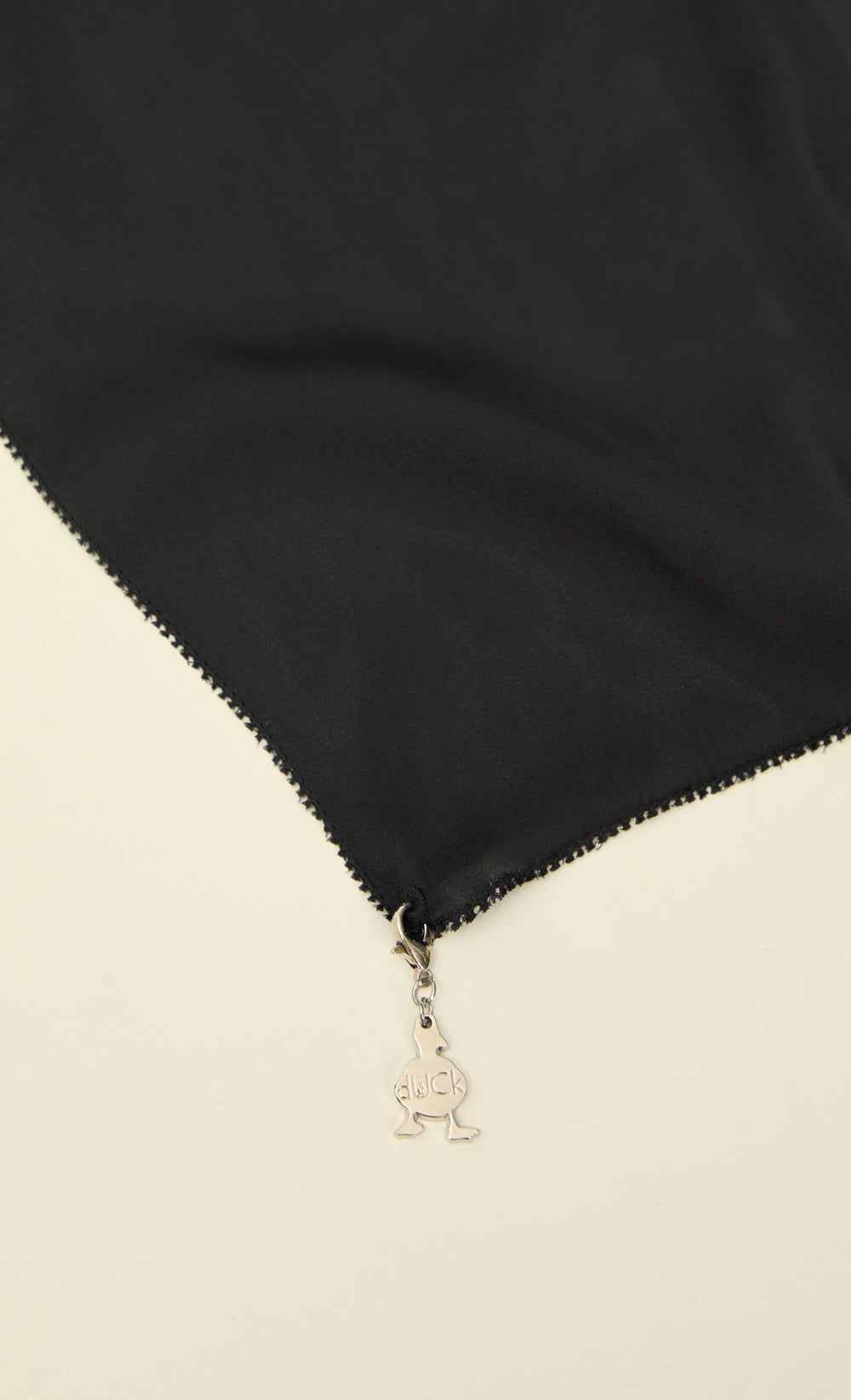 Satin Silk Shawl in Black Olive