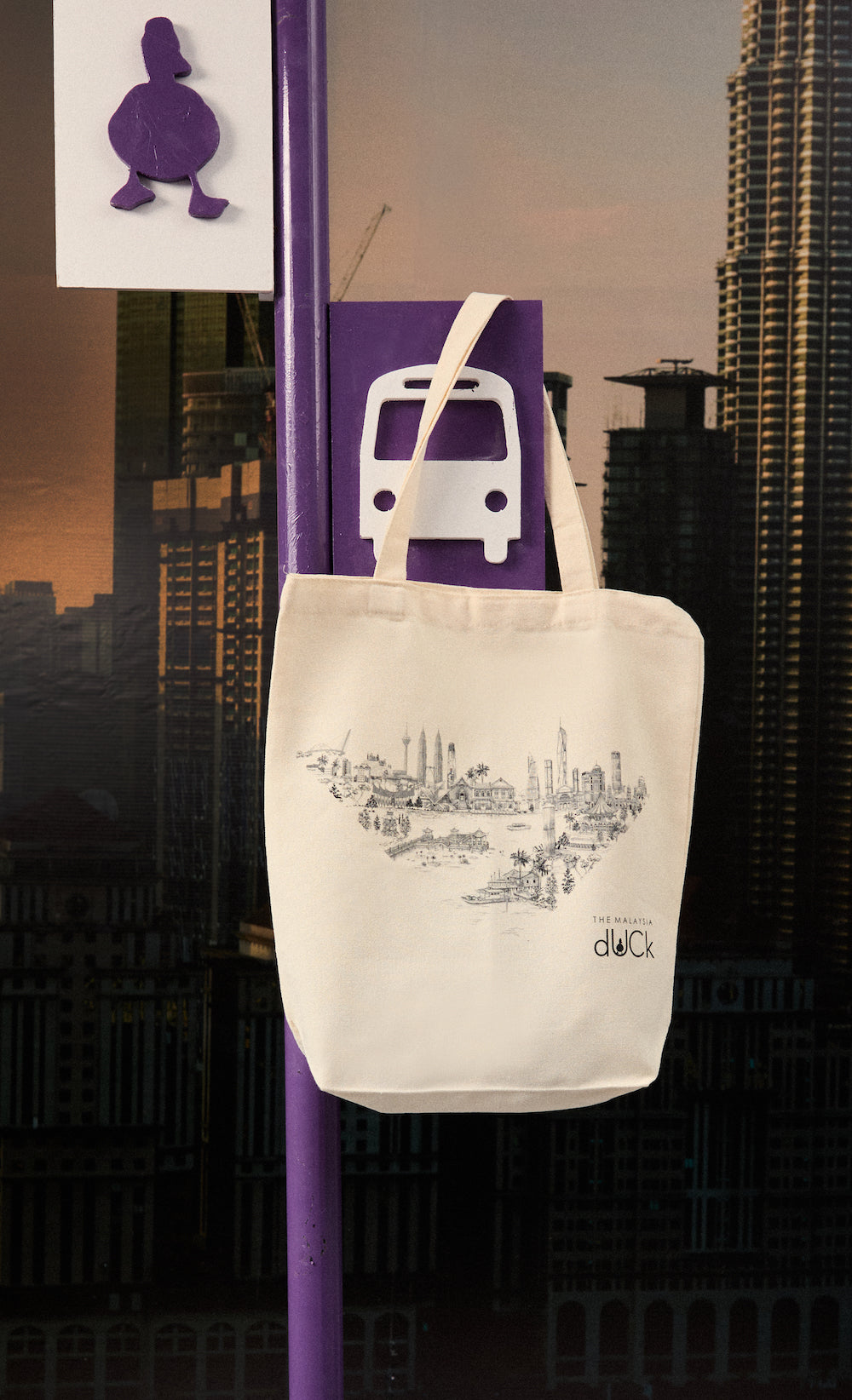 The Malaysia dUCk Tote Bag