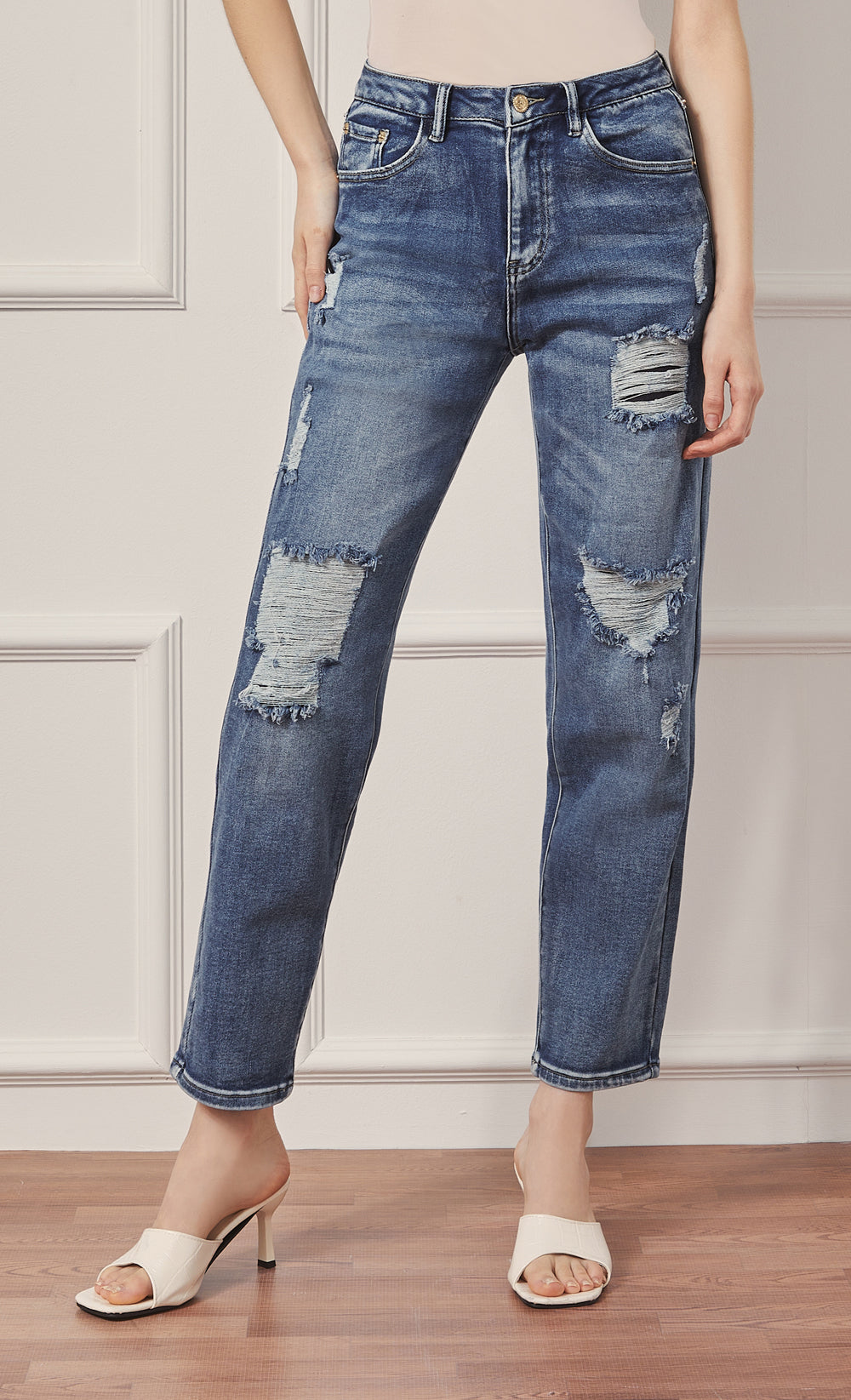 Tom Boy Jeans in Dark Blue – The dUCk Group