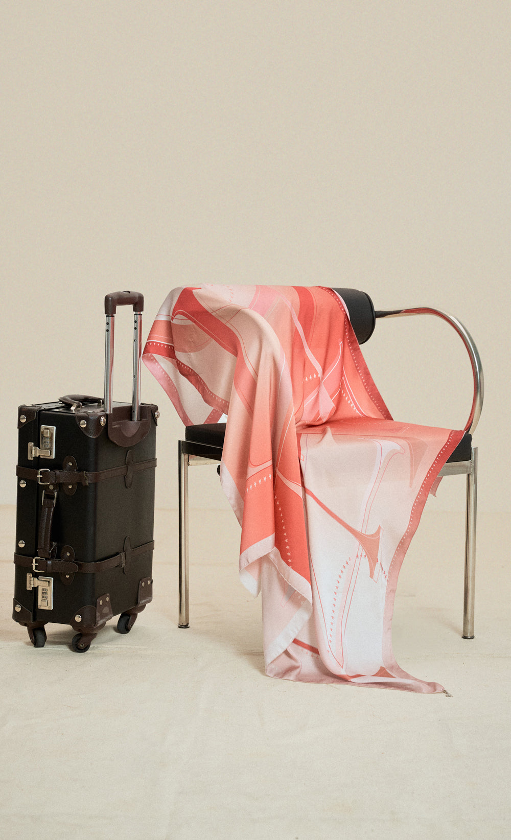 The Vibe dUCk Satin Silk Square Scarf in Offline