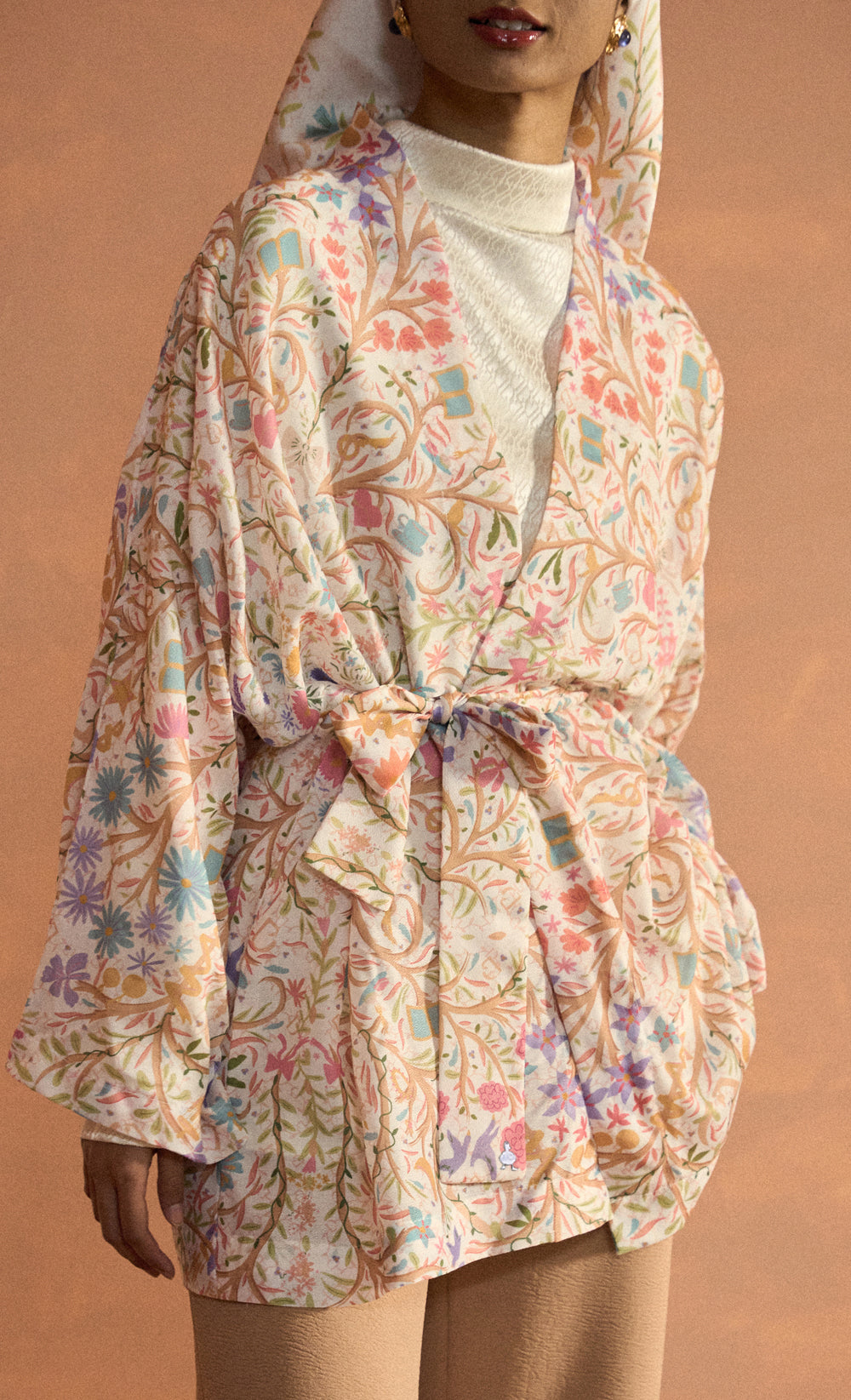 D Monogram dUCk By Miriam Omar Kimono in Dream